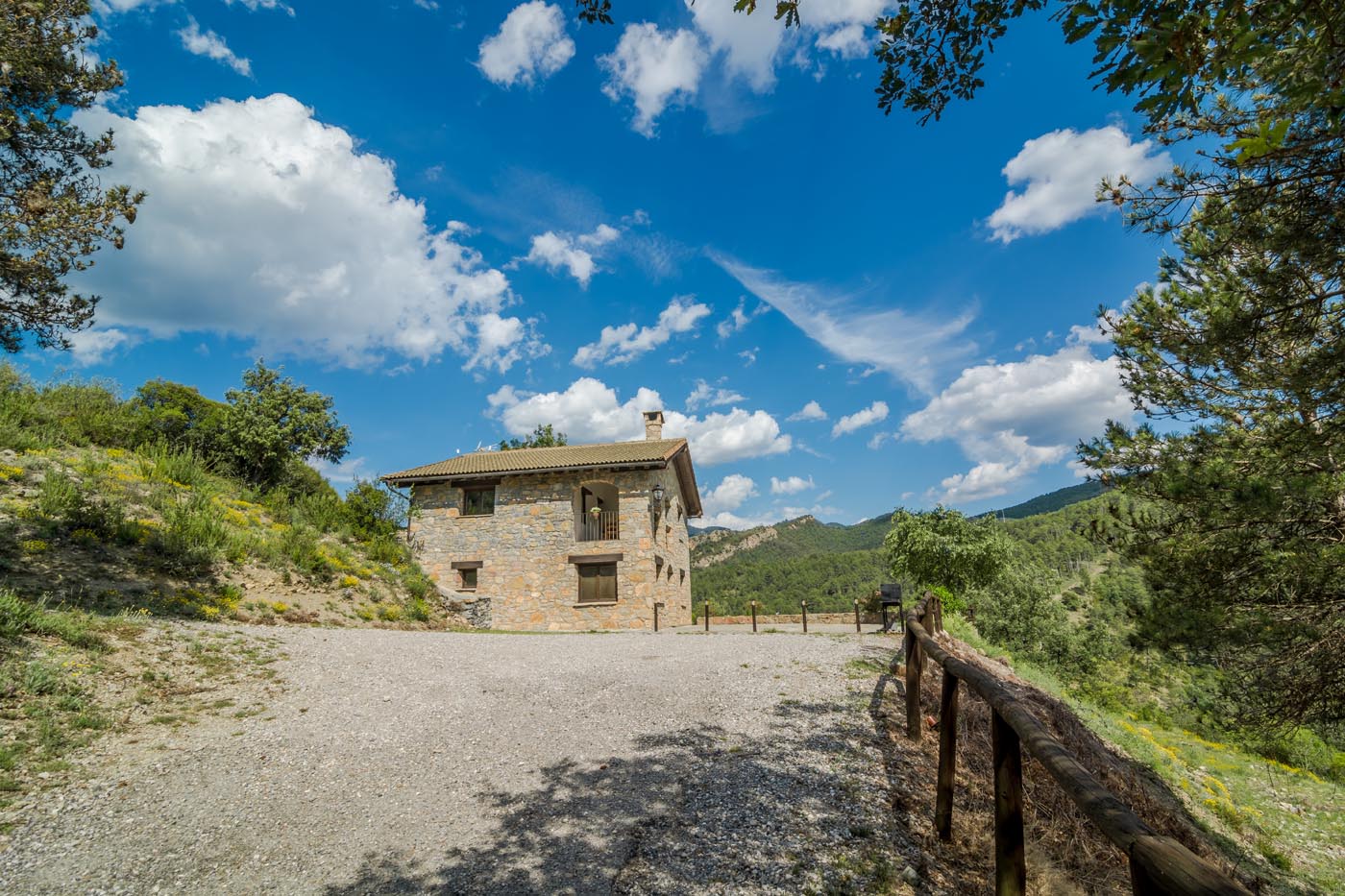 Driveway to your villa